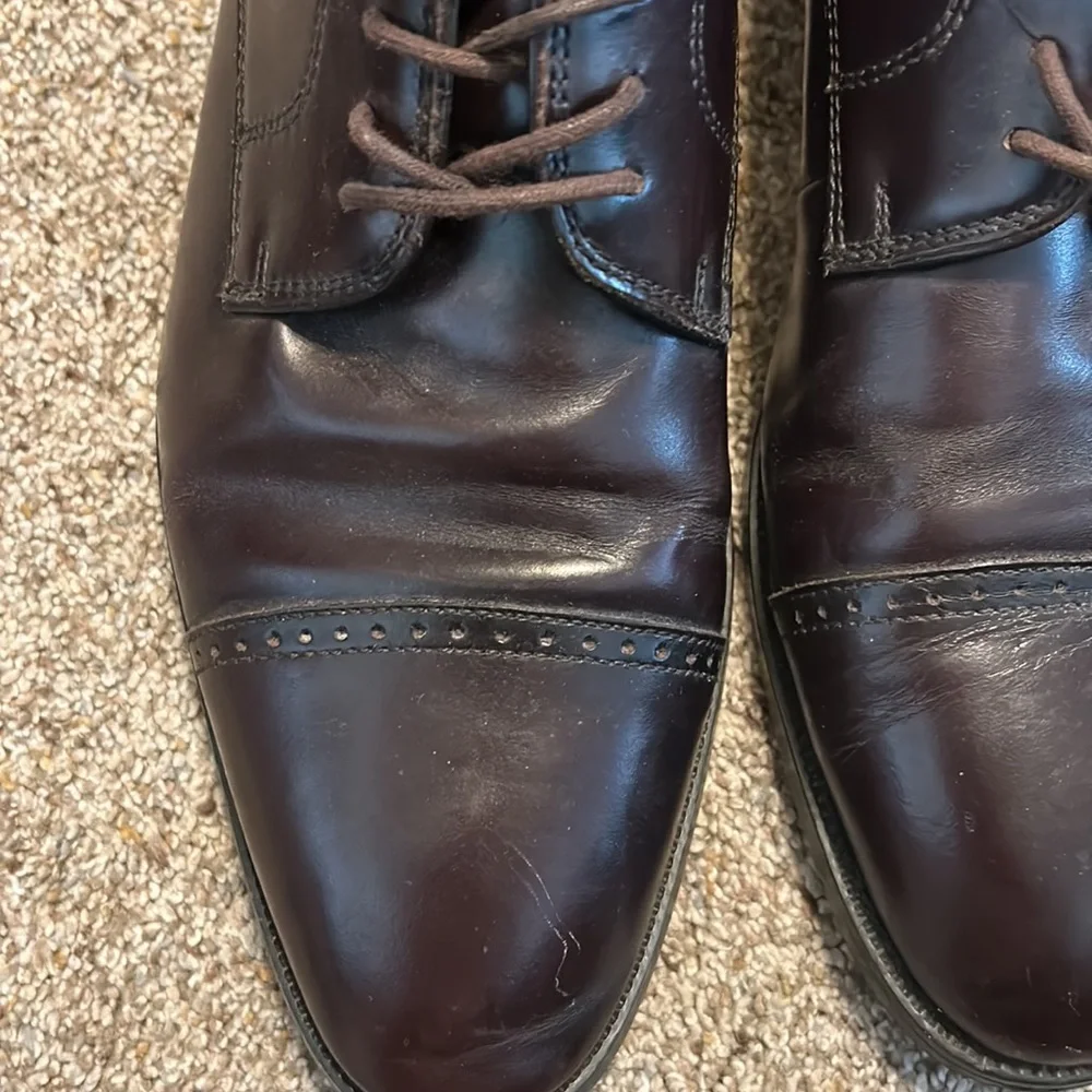 Joseph Abboud | Men’s Genuine Leather Oxford Dress Shoes, Brown, 9‎